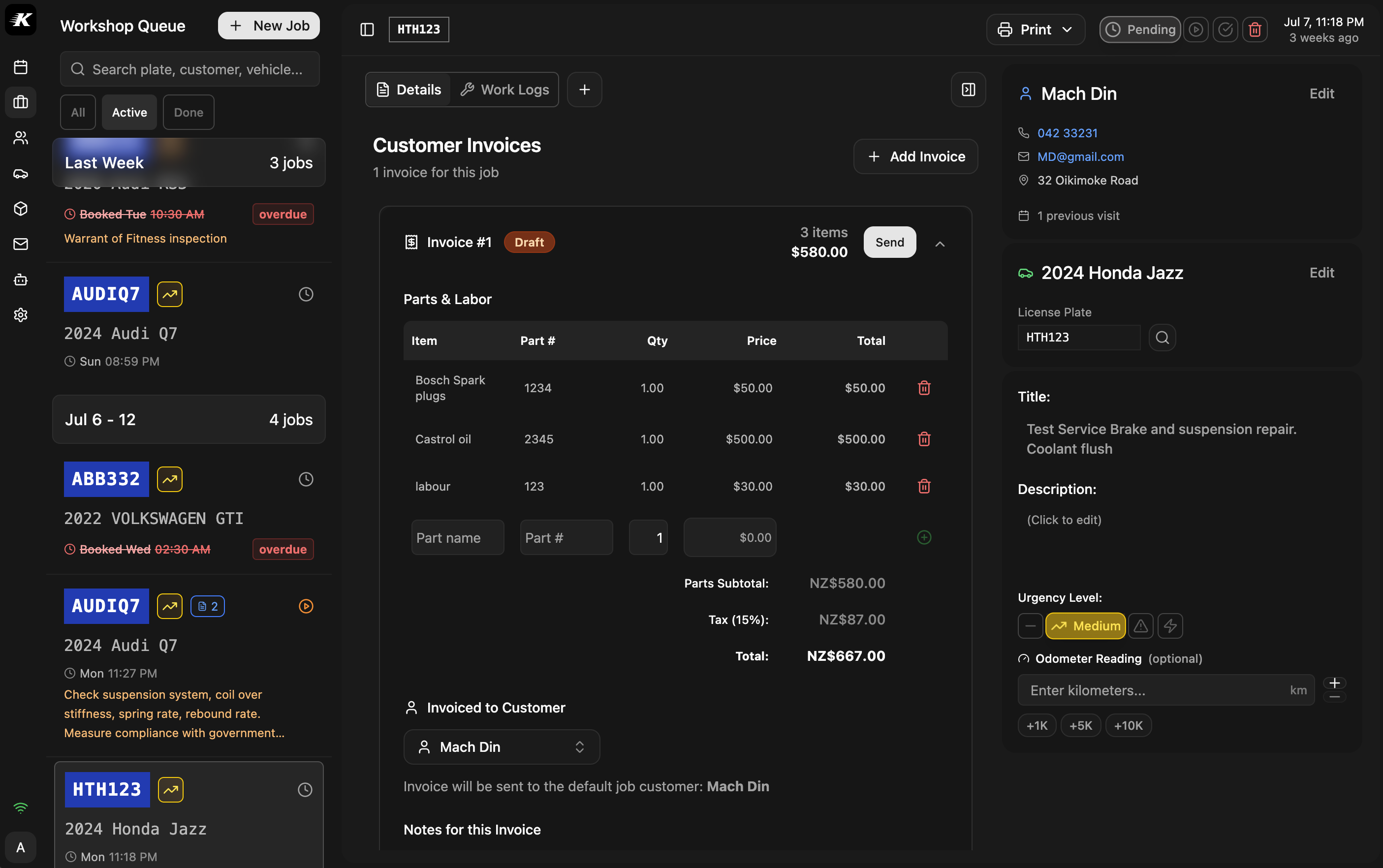 Kavinex Dashboard Preview